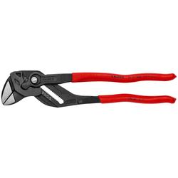 Knipex Zangenschlüssel Zange und Schraubenschlüssel in einem Werkzeug mit rutschhemmendem Kunststoff überzogen grau atramentiert 300 mm Nr. 86 01 300