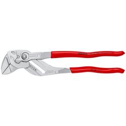 Knipex Zangenschlüssel Zange und Schraubenschlüssel in einem Werkzeug mit Kunststoff überzogen verchromt 300 mm (SB-Karte/Blister) Nr. 86 03 300 SB