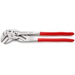 Knipex Zangenschlüssel XL Zange und Schraubenschlüssel in einem Werkzeug mit Kunststoff überzogen verchromt 400 mm Nr. 86 03 400