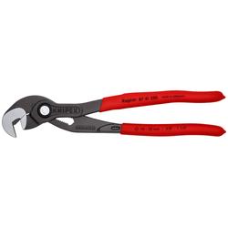 Knipex Schraubzange mit rutschhemmendem Kunststoff überzogen grau atramentiert 250 mm (SB-Karte/Blister) Nr. 87 41 250 SB