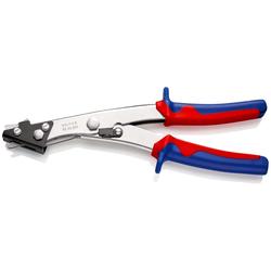 Knipex Blechknabber mit Mehrkomponenten-Hüllen vernickelt 280 mm Nr. 90 55 280