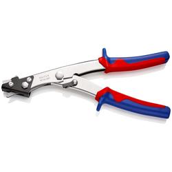 Knipex Blechknabber mit Mehrkomponenten-Hüllen vernickelt 280 mm Nr. 90 55 280