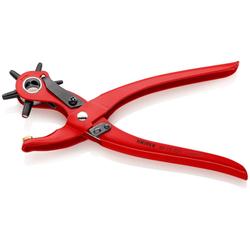Knipex Revolverlochzange rot pulverbeschichtet 220 mm (SB-Karte/Blister) Nr. 90 70 220 SB