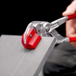 Knipex Fliesenbrechzange mit Kunststoff überzogen verchromt 250 mm Nr. 91 13 250