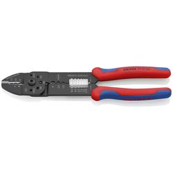 Knipex Crimpzange mit Mehrkomponenten-Hüllen schwarz lackiert 240 mm Nr. 97 32 240