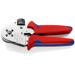 Knipex Vierdornpresszange für gedrehte Kontakte mit Mehrkomponenten-Hüllen verchromt 180 mm Nr. 97 52 63