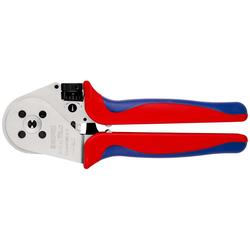 Knipex Vierdornpresszange für gedrehte Kontakte mit Mehrkomponenten-Hüllen verchromt 230 mm Nr. 97 52 65