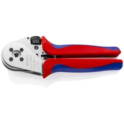 Knipex Vierdornpresszange für gedrehte Kontakte mit Mehrkomponenten-Hüllen verchromt 230 mm Nr. 97 52 65