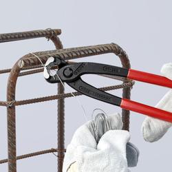 Knipex Monierzange (Rabitz- oder Flechterzange) mit Kunststoff überzogen schwarz atramentiert 280 mm Nr. 99 01 280
