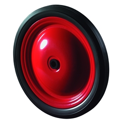 Rad, Rad Ø 180mm, PVC schwarz, Radb. 25mm, Nabenl. 33mm, Gleitlager, Radk. Stahl, Tragkr. 20kg Nr. A70.180