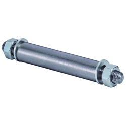 Achsmaterial für pannensichere Schubkarrenräder, Typ Capito, Aussengewinde, 20x150mm, passend zu Radtyp: D16.400 Nr. Achsmat.C.BO20