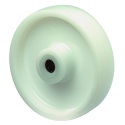 Rad, Rad Ø 250mm, Kunststoff weiß, Radb. 50mm, Nabenl. 60mm, Rollenlager, Radk. Kunststoff, Tragkr. 700kg Nr. B10.251