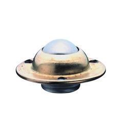 Kugelrollen, Kugel Ø 24mm, Stahl, zum Anschrauben, Tragkr. 25kg Nr. E31.024