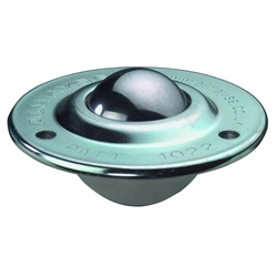 Kugelrollen, Kugel Ø 32mm, Stahl, zum Anschrauben, Tragkr. 110kg Nr. E37.032