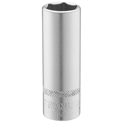 Stanley FatMax 1/4 Zoll 6-Kant Schmale Stecknuss 12mm mit MaxiDrive Profil Nr. FMMT17964-0