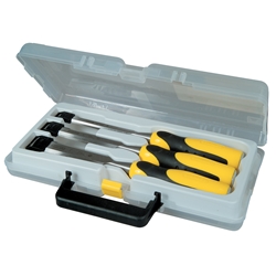 Stanley Stechbeitel Dynagrip, Kunststoffgriff mit Schlagkappe, Set 3-tlg. 10, 15, 20mm Nr. 2-16-887