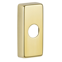 Abdeckung für DK-Mechanismus kantig, Oberfl. 18 (PVD Messingfarben) Nr. 32773
