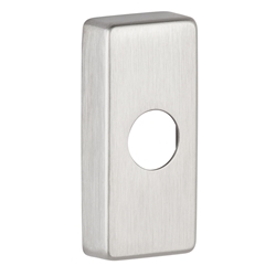 Abdeckung für DK-Mechanismus kantig, Oberfl. 20 (Mattnickel) Nr. 9732
