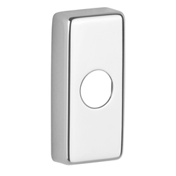 Abdeckung für DK-Mechanismus kantig, Oberfl. 21 (Glanznickel) Nr. 23491