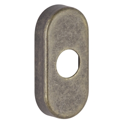 Abdeckung für DK-Mechanismus oval, Oberfl. 03A (Brüniert/Antik) Nr. 10069