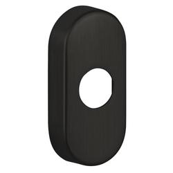 Abdeckung für DK-Mechanismus oval, Oberfl. 74 (Classic Black, ähnl. RAL 9005) Nr. 48414