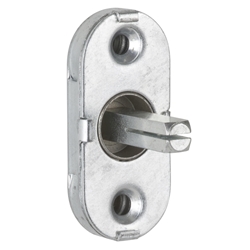 DK-Raster-Unterkonstruktion Kunststoff, Stift 7mm, ca. 35mm vorstehend, Stift für Griff 8x25mm, mit 45 Grad Rasterung Nr. 15889