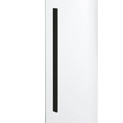 Griffleiste-Paar 8088, Flachgriff aus Aluminium 11x18mm, Länge 700mm, zum Aufkleben auf Glas, inkl. Montagehilfe, mit 3M Klebetape, Oberfl. 74 (Classic Black elox., ähnl. RAL 9005) Nr. 48548