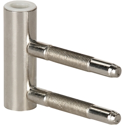 Rahmenteil für Holz-Futter und Blockzarge, 6844 wartungsfrei, für 3-tlg. Bänder (Bauhöhe 48,5mm), vernickelt Nr. 9664