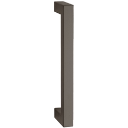 Stoßgriff Serie 8002 K STG, 25x25mm Vierkantrohr auf Gehrung geschweißt, L 1225mm, BA 1200mm, inkl. einseit. Befestigung, Oberfl. 72 (Smoke Black) Nr. 43975
