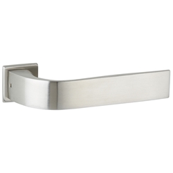 ZT-Drückergarnitur 1692/2401 Smart XS-Rosette, kantig, ohne Schlüsselrosette, für Standard TS 38-42mm, Oberfl. 60 (Edelstahl matt) Nr. 47294