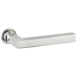 ZT-Drückergarnitur 1831/2402 Smart XS- Rosette, ohne Schlüsselrosette, für Standard TS 38-42mm, Oberfl. 61 (Hochglanz poliert) Nr. 47312