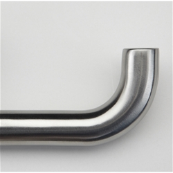 ZT-Drückerpaar 1801 BASIC 01, mit Smart-Clip Rosetten 2336, fest/drehbar mit Rückholfeder, TS 37-47mm, Oberfl. 60 (Edelstahl matt) Nr. 14441