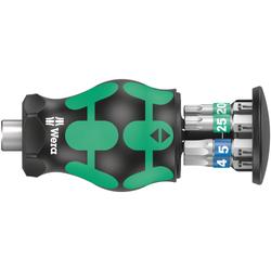 Wera Bits-Handhalter mit 6 Bits Kraftform Kompakt Stubby Magazin 3 Nr. 05008875001
