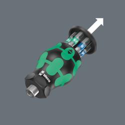 Wera Bits-Handhalter mit 6 Bits Kraftform Kompakt Stubby Magazin 3 Nr. 05008875001