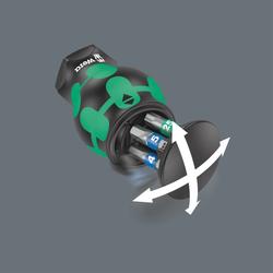 Wera Bits-Handhalter mit 6 Bits Kraftform Kompakt Stubby Magazin 3 Nr. 05008875001