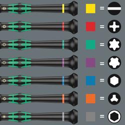 Wera Elektroniker-Schraubendrehersatz Kraftform Micro Big Pack 1 Nr. 05134000001