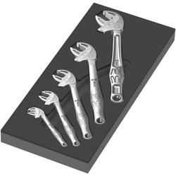 Wera selbstjustierender Maulschlüssel-Satz, 5-teilig 9732 Schaumstoffeinlage 6004 Joker Set 1 Nr. 05150122001