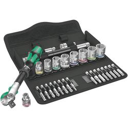 Wera Steckschlüsselsatz 3/8 Zoll-Antrieb, metrisch 8100 SB 6 Zyklop Speed-Knarrensatz Nr. 05004046001