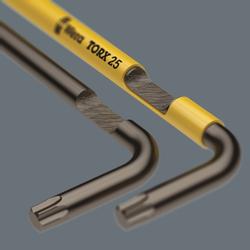 Wera Winkelschlüsselsatz mit Haltefunktion, lang 967/9 TORX XL Multicolour HF 1 Nr. 05024470001