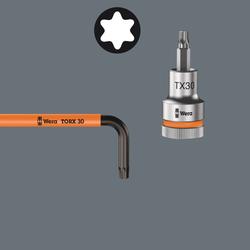 Wera Winkelschlüsselsatz mit Haltefunktion, lang 967/9 TORX XL Multicolour HF 1 Nr. 05024470001