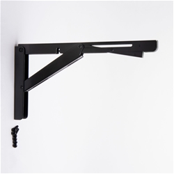 Sugatsune Klappwinkel edelstahl schwarz, verriegelt automatisch in geöffneter Position, Winkel mit Scharnierfunktion in einer Einheit Nr. 120-048-897