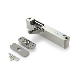 Sugatsune Türdämpfer Verdeckte Ausführung, die bei geschlossener Tür nicht sichtbar ist, Selbstschließend mit Soft-Close ab einem Winkel von 10°, Gewicht: 15-40 kg, DIN Links Nr. 270-017-564