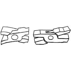 Bessey Erdi Falzzange 45° gebogen D341-40 Nr. D341-40