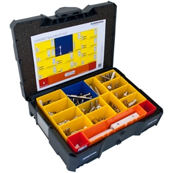 Simonswerk Variant Nachrüst-Kit-Koffer Schnelle Hilfe-Set bei Türblattmontage sortiert im Festool Sys box T-loc-Systainer, 15-teilig Nr. 5 010995 0 00001