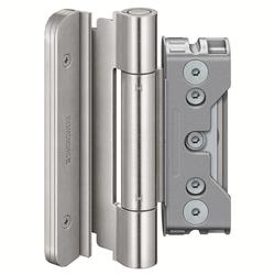 Simonswerk HT-Band, BAKA® Protect 4040 3D FD, 2tlg., Stahl Flachkopf, verkehrsweiß pulverbeschichtet Gleitlager, Rollenlänge: 140mm, DIN-Richtung: Links-Rechts (Satz a 3 Stück) Nr. 500001512 / 5 080828 0 07085