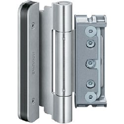 Simonswerk HT-Band, BAKA® Protect 4010 3D FD, 2tlg., Flachkopf, edelstahl matt gebürstet Gleitlager, Rollenlänge: 140mm, DIN-Richtung: Links-Rechts (Satz a 3 Stück) Nr. 5 080822 0 04085