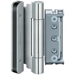 Simonswerk HT-Band, BAKA® Protect 4010 3D FD MSTS, 2tlg., ER Flachkopf, edelstahl matt gebürstet Gleitlager, Rollenlänge: 140mm, DIN-Richtung: Links-Rechts (Satz a 3 Stück) Nr. 500001475 / 5 080823 0 04085