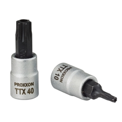 Proxxon 1/4 Zoll TTX-Einsatz T 30 mit Stirnbohrung, entspricht DIN-ISO Nr. 23762
