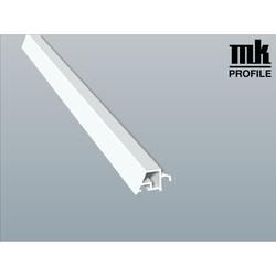 Glasleiste 655 K 436 1001, 15x18mm (a 6,00 Meter) foliert, 436 1001 Metbrush Aluminium [94]