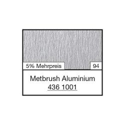 Glasleiste 655 K 436 1001, 15x18mm (a 6,00 Meter) foliert, 436 1001 Metbrush Aluminium [94]